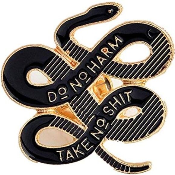 Jewelry - Women Bohemian Snake Brooch Banquet Badge Pins Buckle Badge Backpack Bag Pins Pu